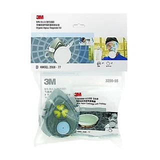 3M™ 3200-55 ชุดพ่นยาฆ่าแมลง หน้ากากพร้อมตลับกรอง (ชุดเล็ก)
