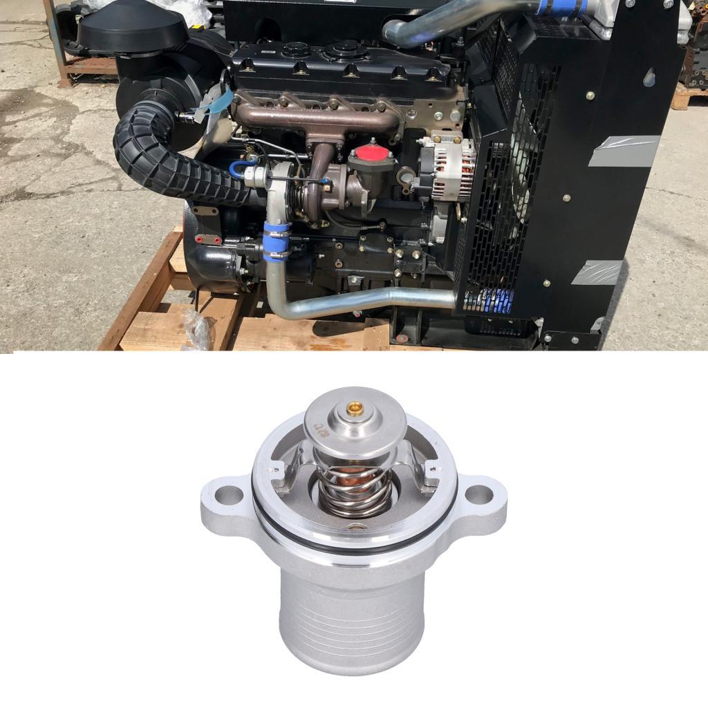 Calinodesign รถเทอร์โมสําหรับ 4133L507 อลูมิเนียมอัลลอยด์เครื่องยนต์ Coolant Perkins 1104DE44T 1104D