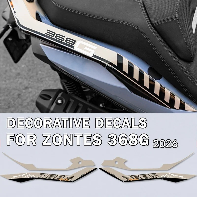 2026 368G รถจักรยานยนต์สติกเกอร์ตกแต่งชุดสําหรับ ZONTES 368G 368 G มือตกแต่ง Decals ด้านหลังสติกเกอร