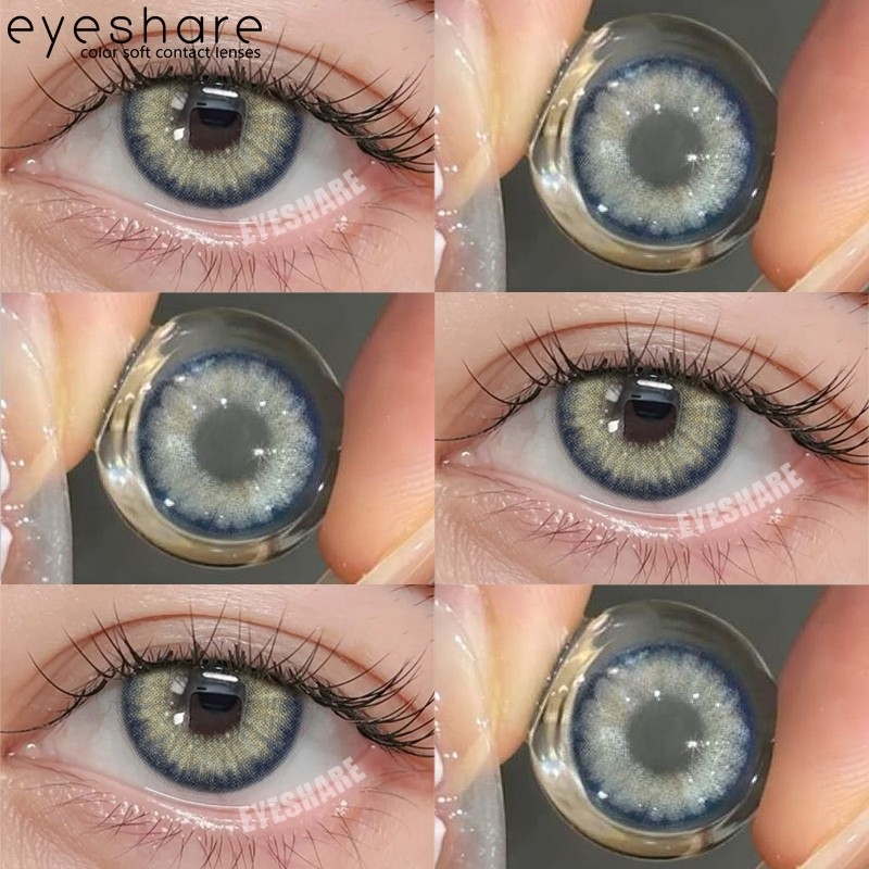 คอนแทคเลนส์สีผสม Eyeshare 2 ชิ้น BALI รุ่น สีเทาน้ำตาล คอนแทคเลนส์เพื่อความสวยงามแบบธรรมชาติ