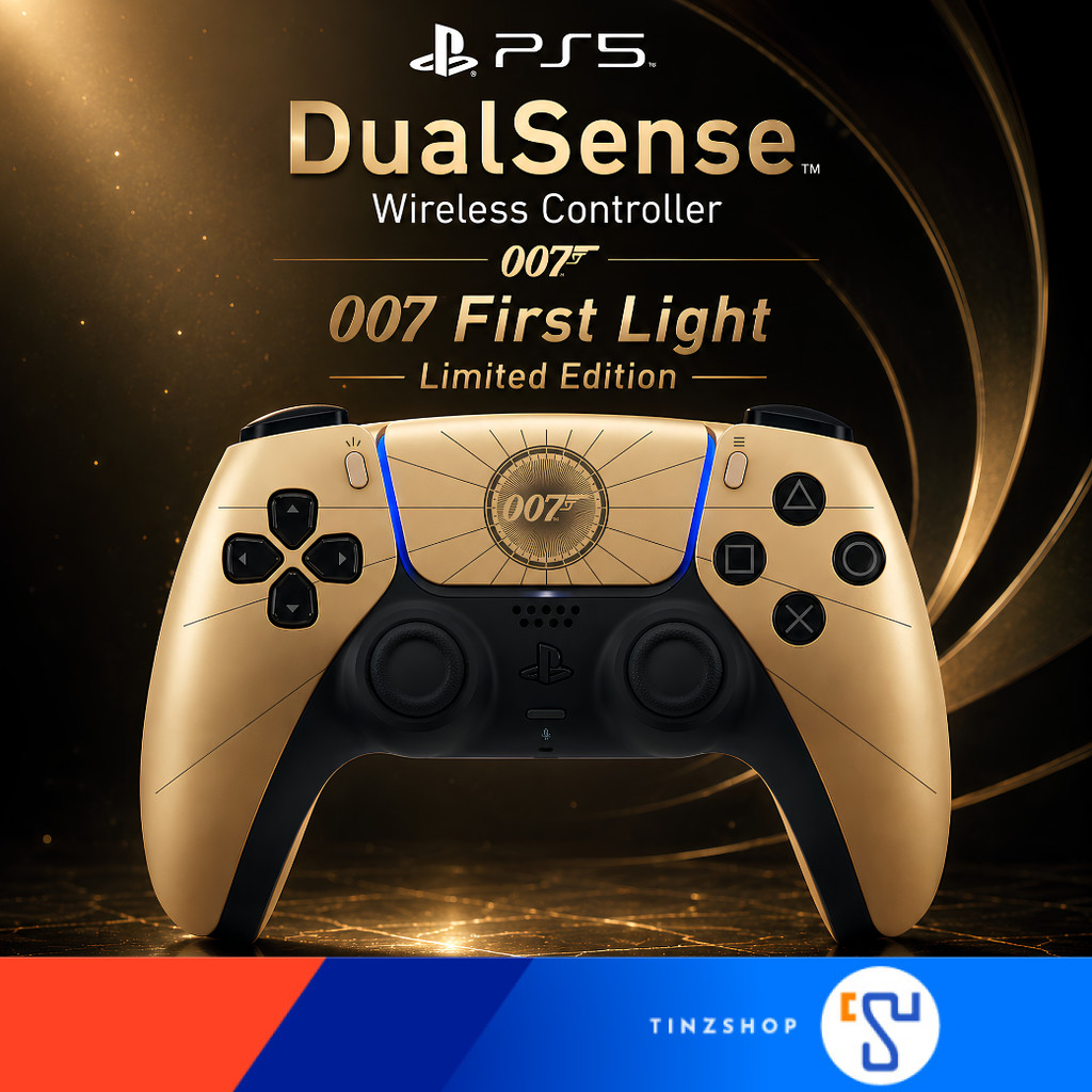 [ส่งด่วน] PlayStation5 DualSense Wireless Controller – 007 First Light Limited Edition (ประกันศูนย์โซนี่ไทย) Joy PS5