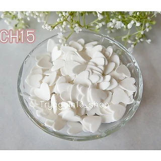 น้ำตาลตกแต่งเค้ก ตกแต่งคัพเค้ก รูปหัวใจ กินได้ สีน่ารักมาก สีพาสเทล