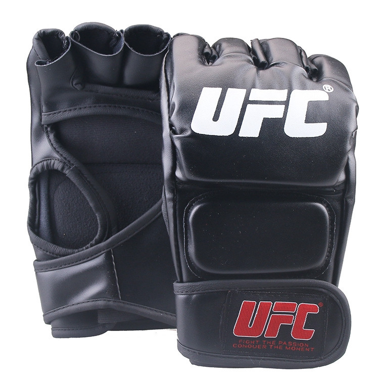 Big Limited UFC Half Finger MMA ถุงมือหนัง PU มวยไทยมวย Sparring การฝึกอบรมถุงมือสําหรับผู้ชายผู้หญิง Punching กระเป๋า Grappling