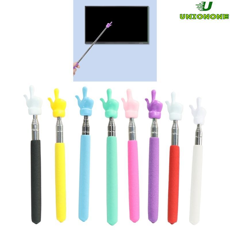 ONE Telescopic Teacher Pointer Stick พร้อมนิ้วมือแบบพับเก็บได้ Handy Pointer Stick สําหรับห้องเรียนก