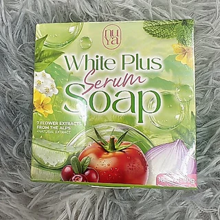 สบู่เซรั่ม SERUM SOAP สบู่ผักครูเบียร์ เเค่ฟอกก็เหมือนได้ทาเซรั่ม ของแท้100%(แพคเกตใหม่ก้อนเขียว)