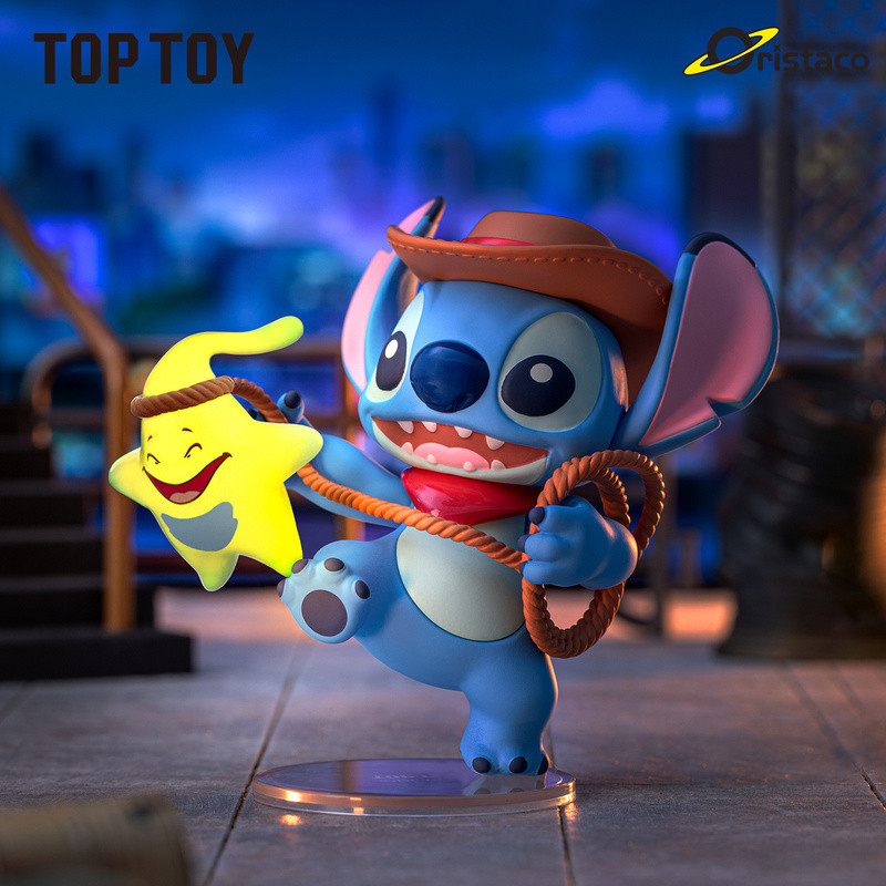 TOPTOY Stitch City Adventure Mystery Box Stitch Peripheral อินเทรนด์เล่นรูปเครื่องประดับของขวัญ