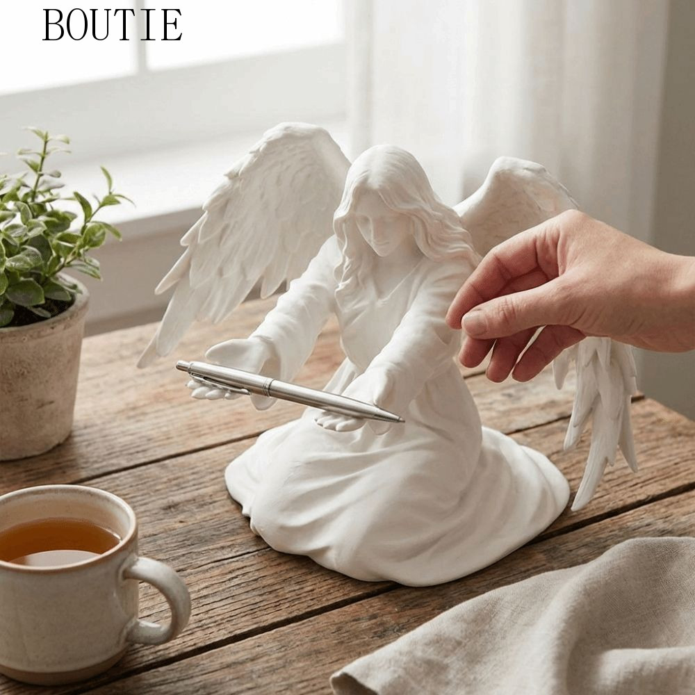 BOUTIE ที่ใส่ปากกานักรบนินจา, ขาตั้งปากกาพิมพ์ 3D ที่เสถียรตลก, ฐานกันลื่นพลาสติกสร้างสรรค์เดสก์ท็อป Organizer Home Office