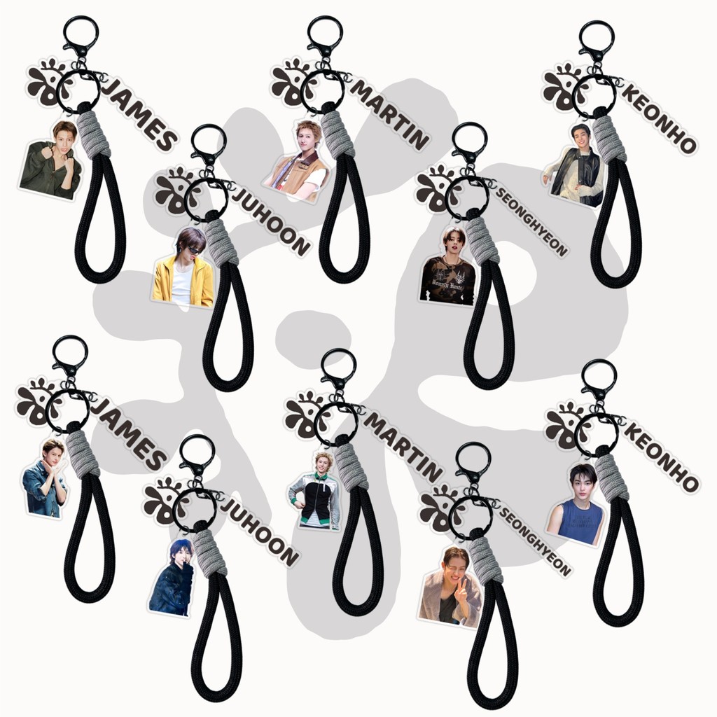 CORTIS MARTIN JAMES JUHOON KEONHO KEONHO พวงกุญแจอะคริลิค จี้กระเป๋าเป้สะพายหลัง