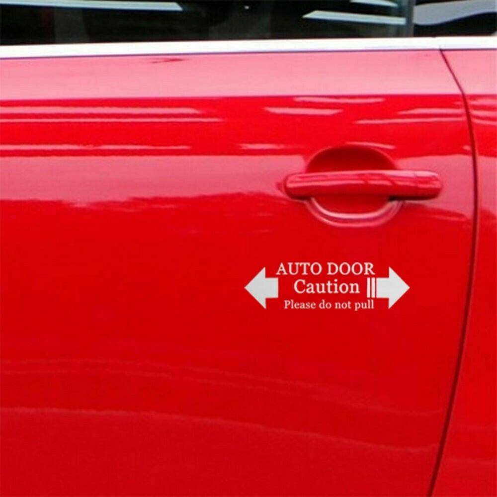 【HOT SALE】Do Not Pull Caution Sticker for Auto Doors Easy Application Long Lasting-READY STOCK