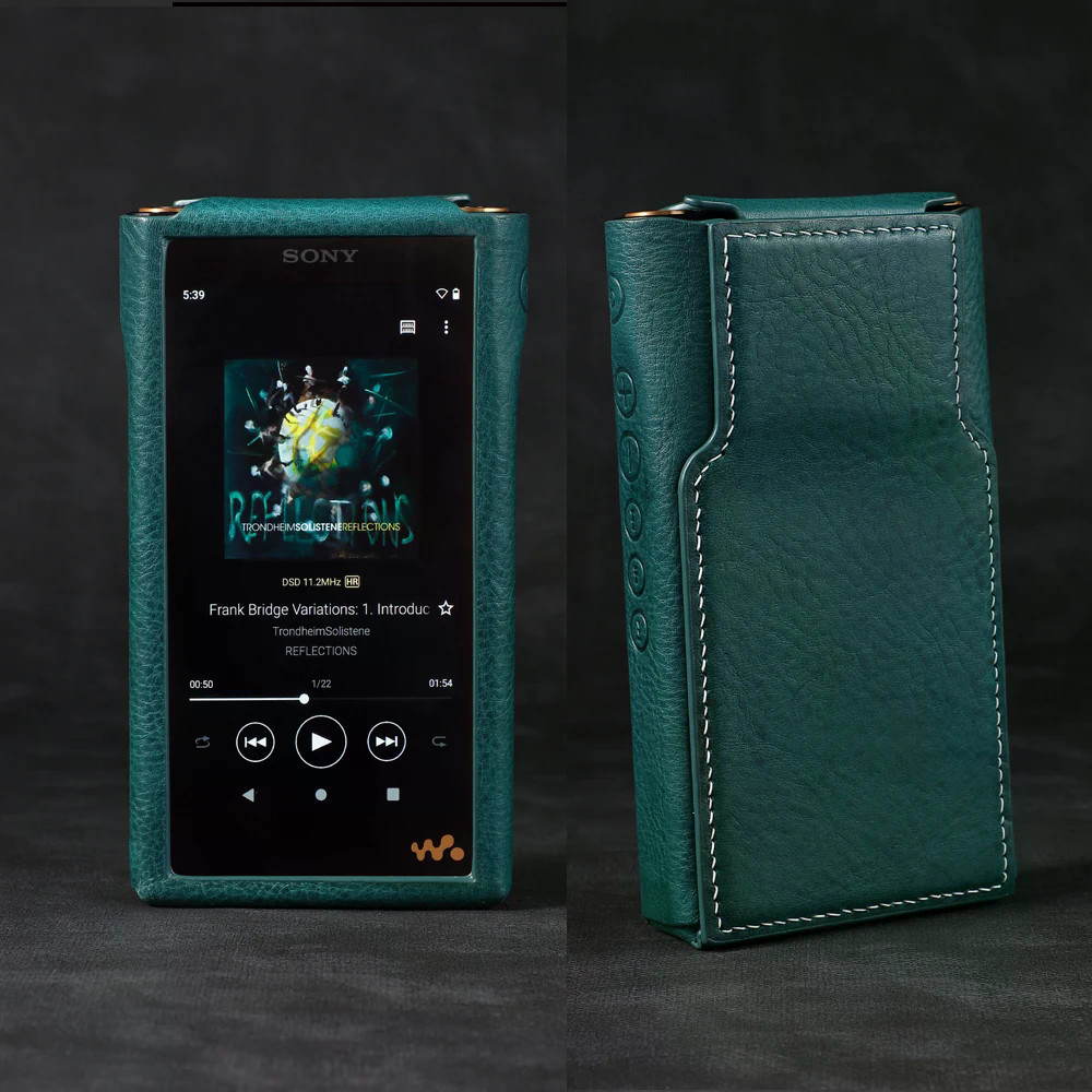 อิตาลีของแท้หนังป้องกันผิวสําหรับ Sony Walkman NW-WM1AM2 WM1AM2 NW-WM1ZM2 WM1ZM2