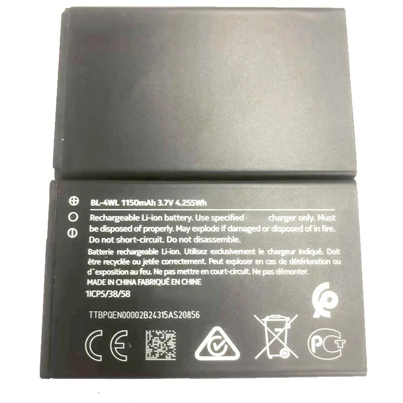 แบตเตอรี่ทดแทนสําหรับ Nokia BA-L4M BL-4WL BL-4XL BL-L4E BL-L5E BL-L5G BL-L5H BL-L5J BL-L5K แบตเตอรี่