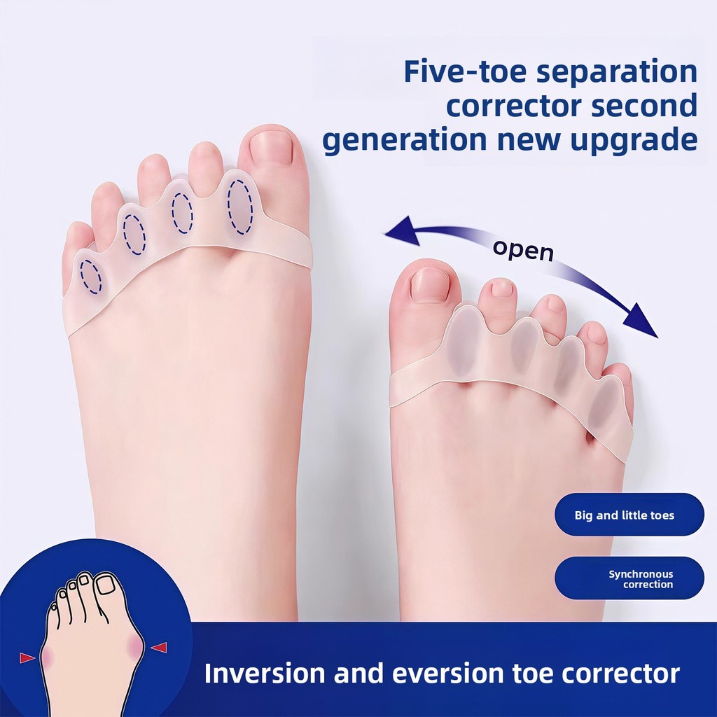 ญี่ปุ่นนําเข้าUZZUTAITAI Toe Separator Thumb Valgus Toe Overlap Separator Toe Adjustable Separator