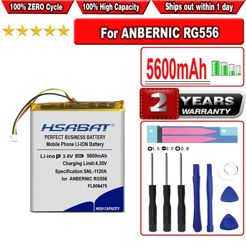 แบตเตอรี่สําหรับ Anbernic Win600 RG351P RG405V RG405M RG405 RG35XX RG353V RG350 RG353M RG40XXV RG556