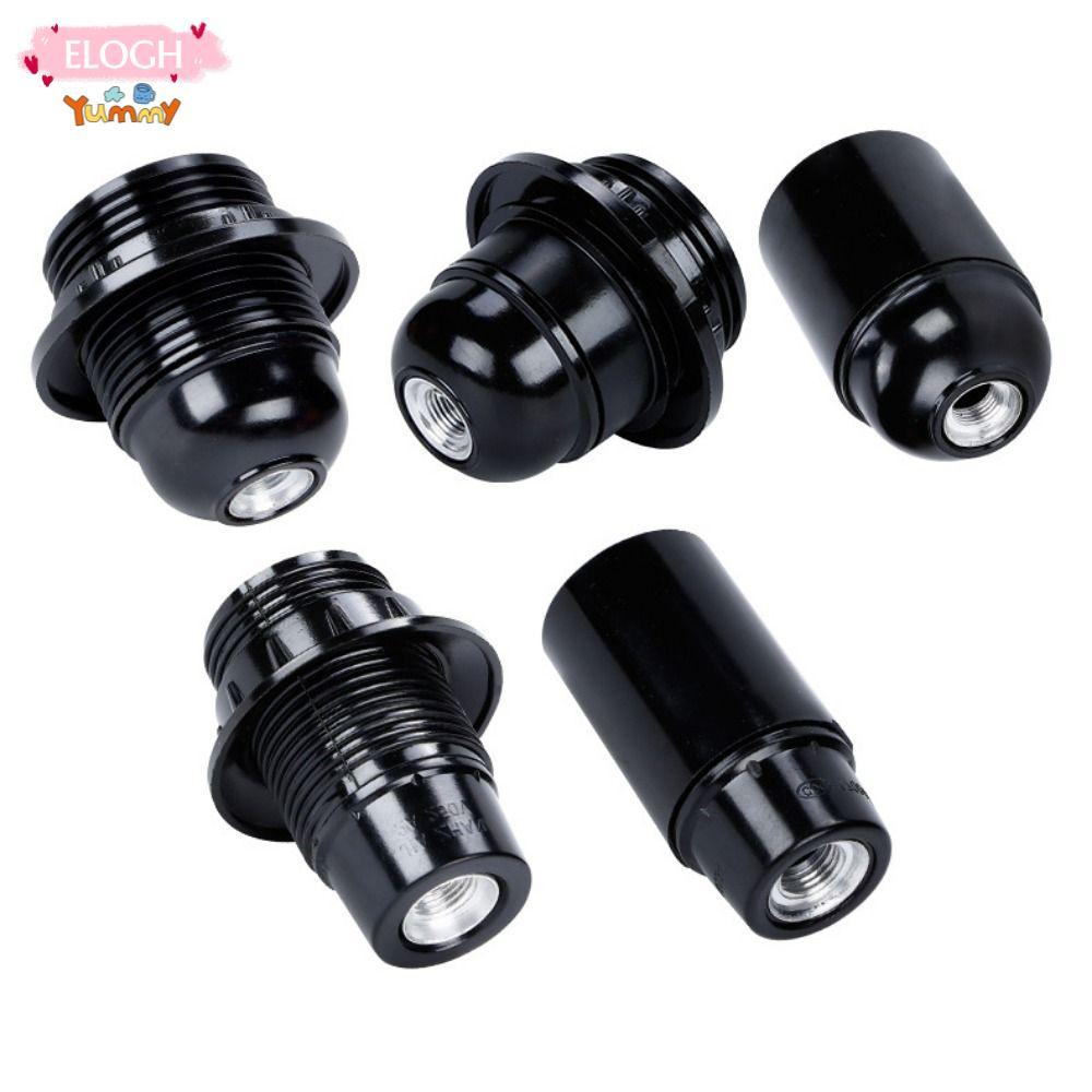 ELOGH เกลียวโคมไฟหัว Self-Locking อุปกรณ์เสริมโคมไฟ E27 E14 โคมไฟตั้งโต๊ะ