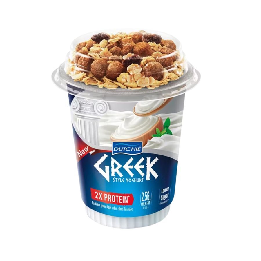 ดัชชี่ กรีกสไตล์ โยเกิร์ตธรรมชาติ Dutchie Greek Plain 120g.