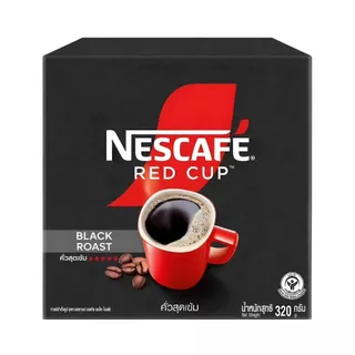 เนสกาแฟ เรดคัพ แบล็คโรสต์กาแฟสำเร็จรูป Nescafe Red Cup Black Roast 320g.