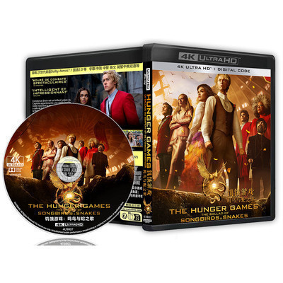 [ภาษาอังกฤษ] ภาพยนตร์ Blu-ray HD 4K UHD 1080P The Hunger Games: The Ballad of Songbirds & Snakes 4K