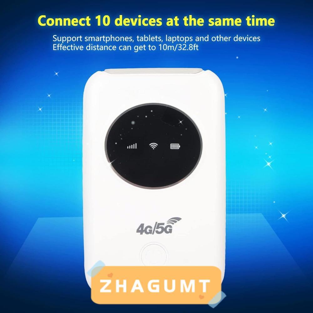 ZHAGUMT366KB Pocket Mobile Hotspot, USB Powered Asian/European version 4/5G Portable Router, Pocket 