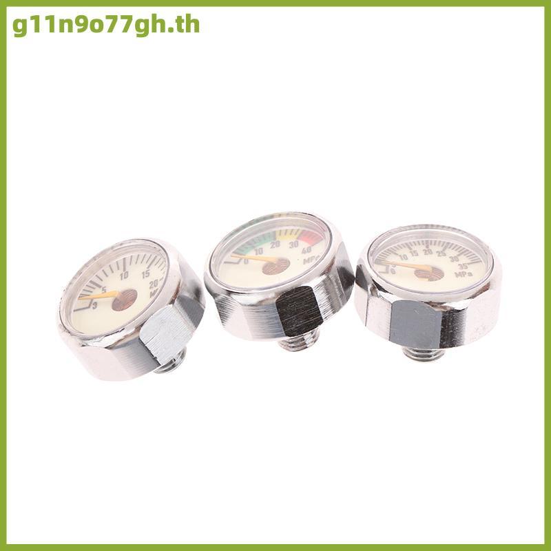GNH เครื่องวัดความดันอากาศขนาดเล็กแบบไมโคร M8ด้าย M10 0-6000PSI 5-40MPA 300BAR th