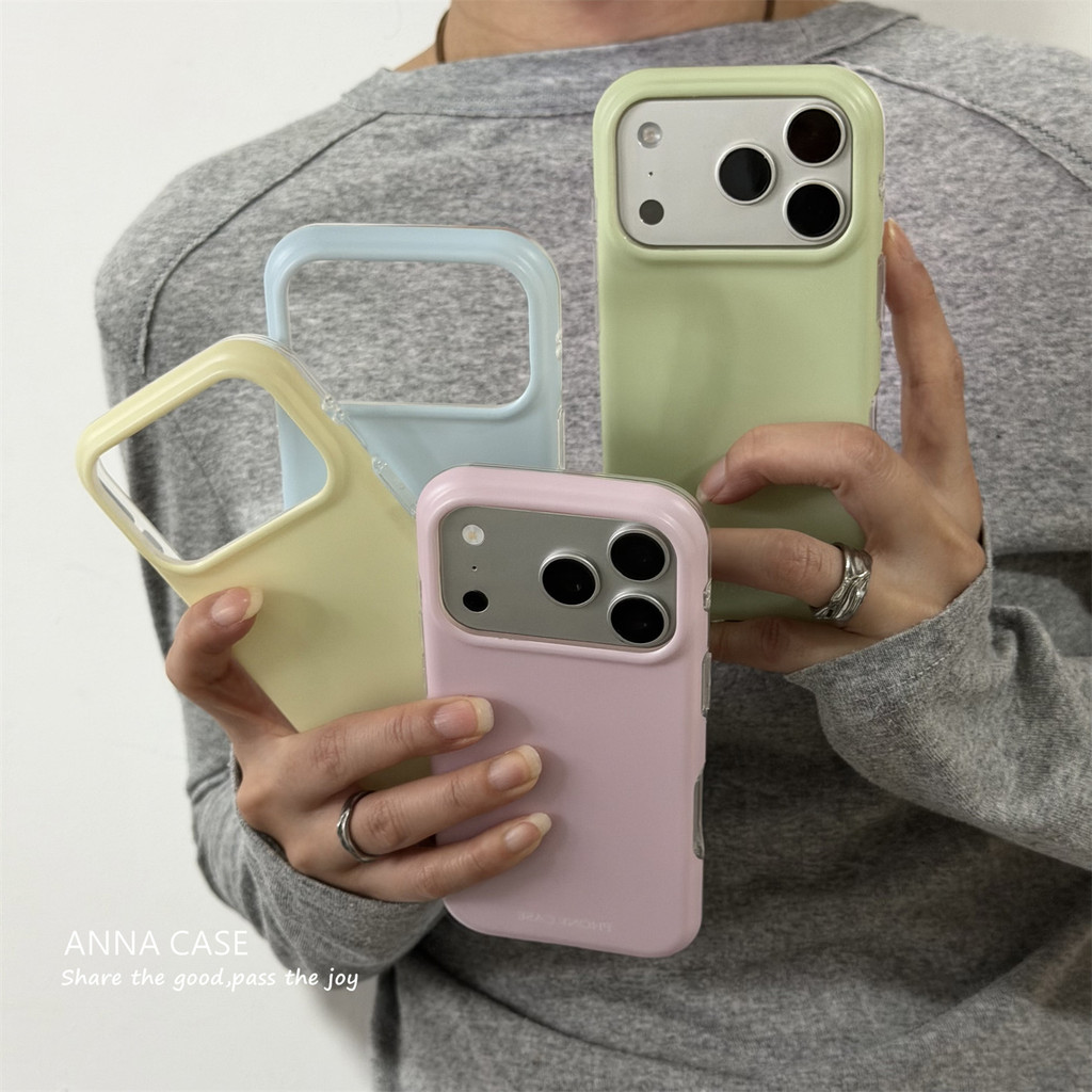 ฤดูร้อนสีลูกกวาดสดซิลิโคนเคลือบสําหรับiPhone 17 Pro Max 17 15 Pro 16 Pro Max 14 17 Proสาวน่ารักป้องกันการตก