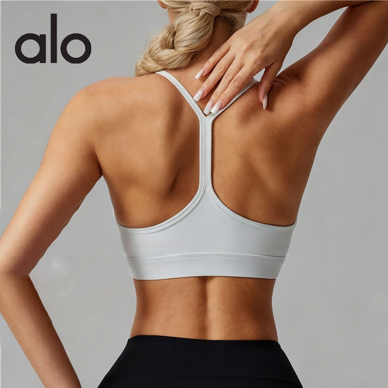 Sports bra with thin shoulder straps, shock-absorbing and quick drying fitness yoga vest