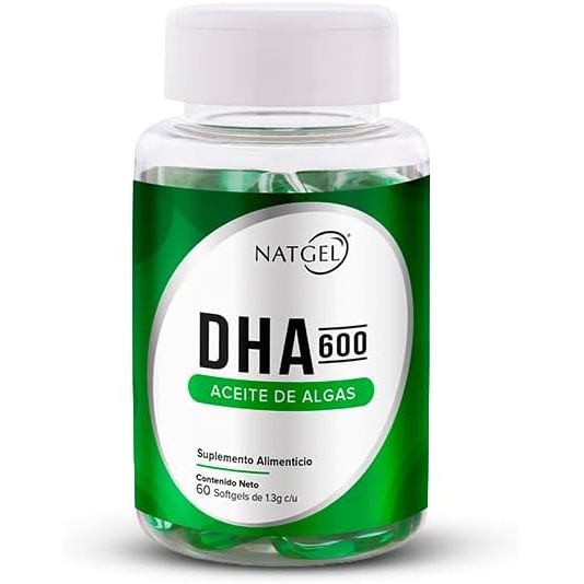 DHA OMEGA 3 ALGAE |   NatGel OMEGA 3 Vegetal - DHA 600 Algae Oil |   60 ซอฟท์เจล |   คุณภาพระดับพรีเ
