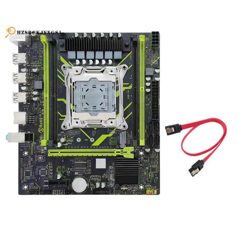 [hzsbckjyxgs1]X99 DDR4 เมนบอร์ด LGA2011 X99 P4 H55 ชิปเซ็ต Gigabit Ethernet X99 เมนบอร์ดสําหรับเล่นเ