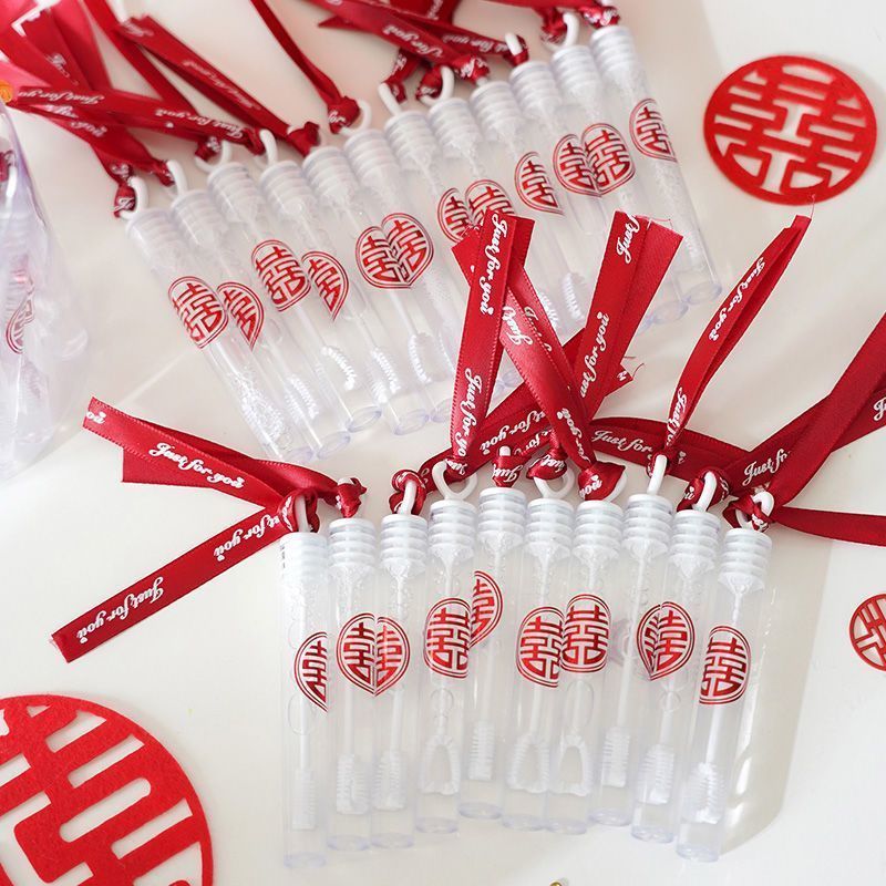 婚礼泡泡棒你婚庆专用高& 颜值网红拍照伴手礼结婚玩具全套Wedding Gift Bubble Stick Wedding White Love Bubble Machine Outdoor Comp