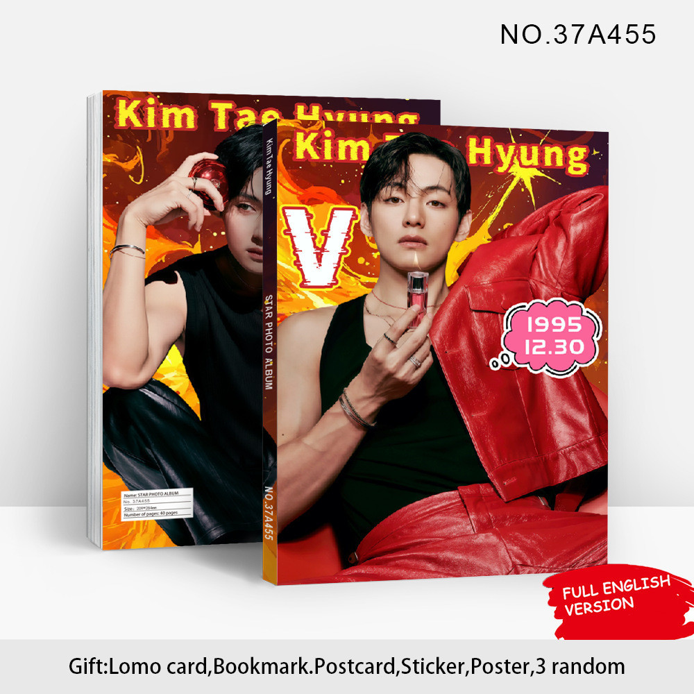 80P Star Picture Album V Merchanted ins Collection อัลบั้มภาพ Kim Taehyung อัลบั้มภาพความละเอียดสูง 