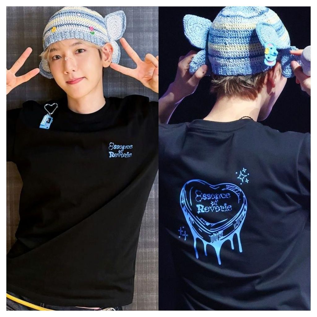 15/17cmlabubu ตุ๊กตาผ้าฝ้ายขอบ Baekhyun คอนเสิร์ตฮ่องกงสไตล์เดียวกันรูปแบบเสื้อผ้าเด็กที่กําหนดเอง
