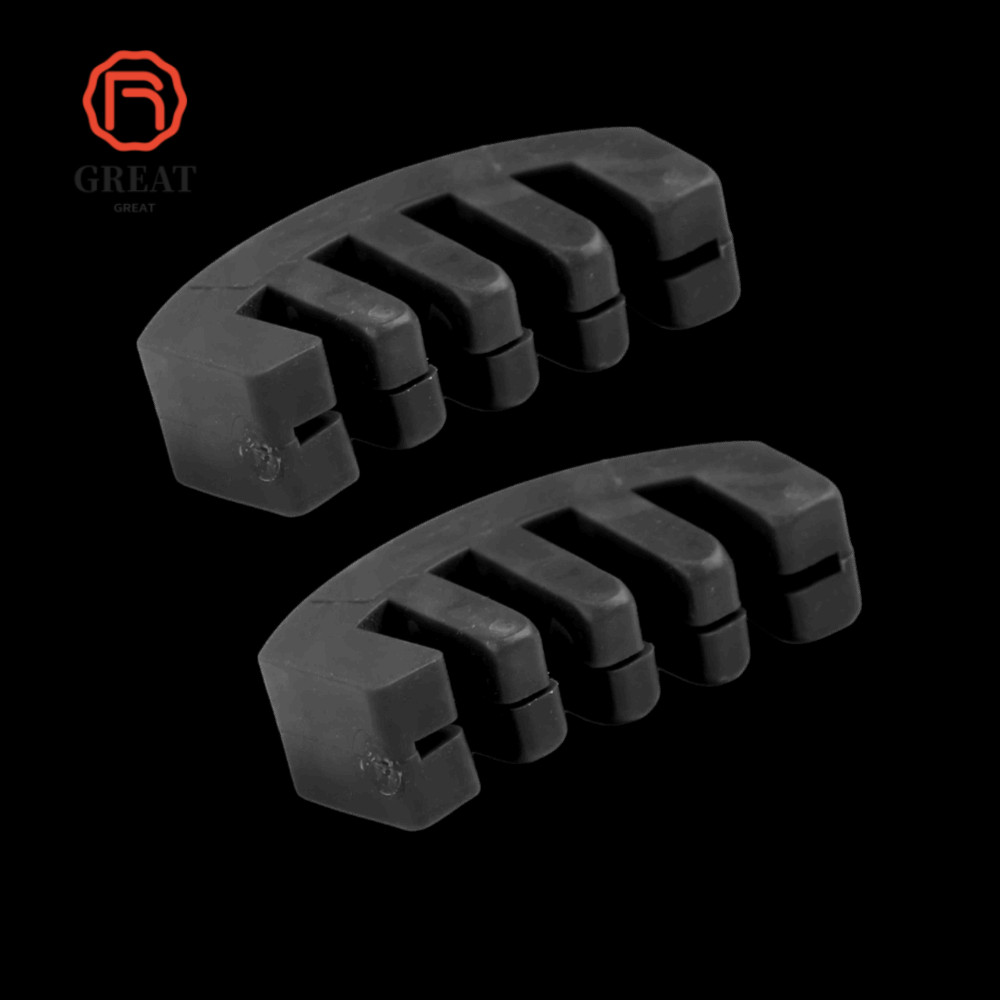 GREAT 2PCS ไวโอลินฝึก Mute, ยางสีดําสียางไวโอลิน Mute, Professional ซิลิโคนไวโอลิน Mute สําหรับคนรัก