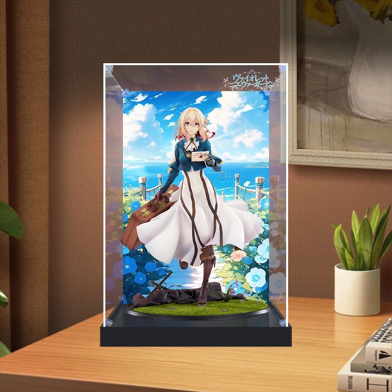 [กล่องแสดงโปร่งใส] APEX Violet Evergarden Violet กล่องแสดงตุ๊กตาโน้ตอัตโนมัติ