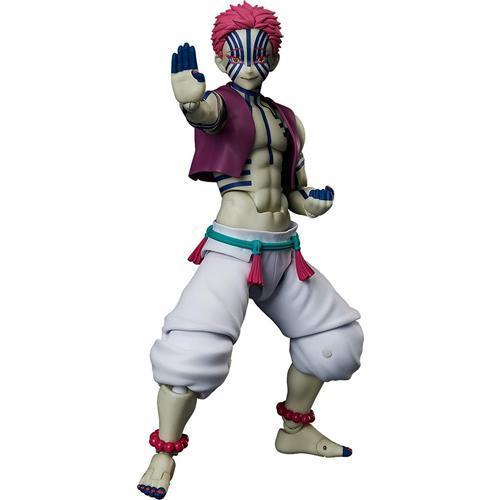 Action Figure FREEing figma Akaza Demon Slayer Painted Articulated 153mm Ship from JP