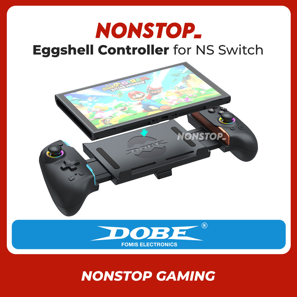 DOBE Nintendo Switch 2 คอนโทรลเลอร์ EggShell ด้ามจับไร้สาย Joypad Joycon สําหรับสวิตช์ TNS-5117