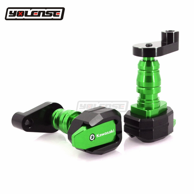 เหมาะสําหรับ Kawasaki Ninja650 ER-6F ER-6N ดัดแปลงลูกบอลกันกระแทกยางกันกระแทกป้องกัน Ball