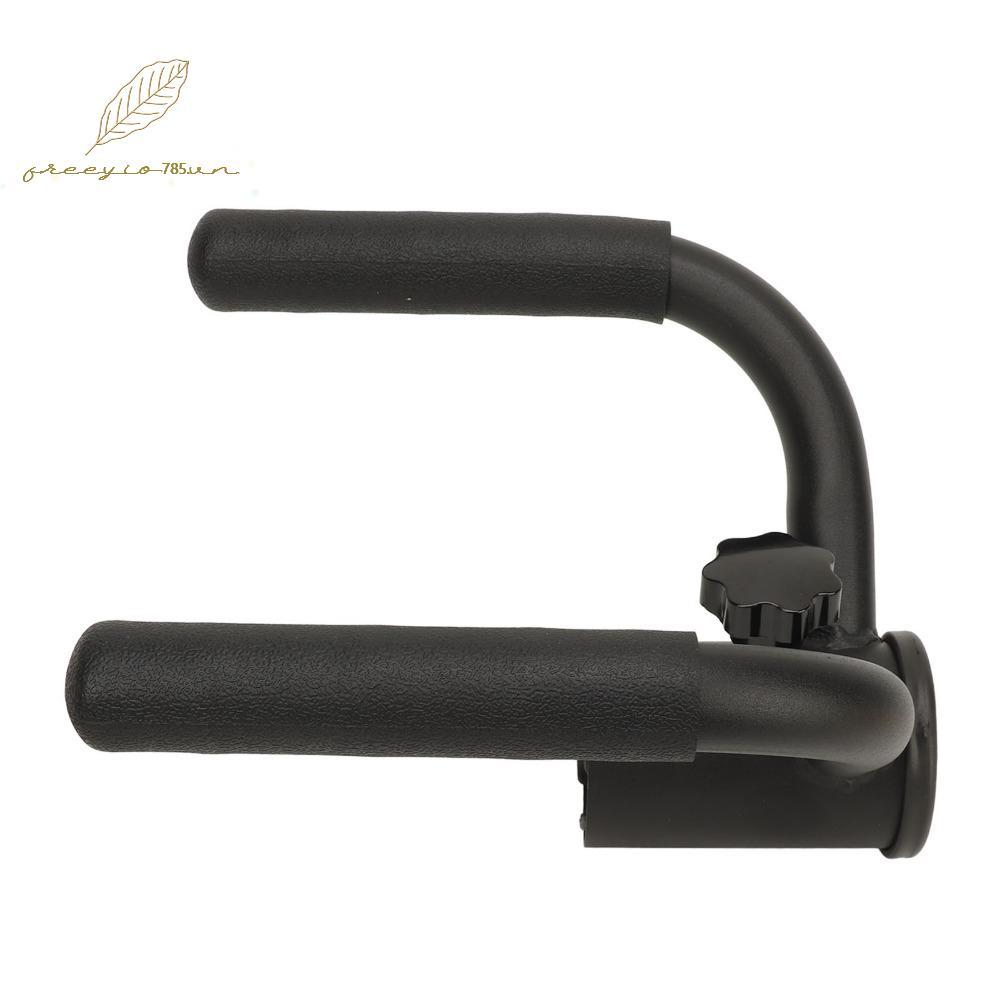 FREEYIO785 Landmine Row Handle, สิ่งที่แนบมา T Bar สีดําแบบปรับได้, เหล็กขนาดกะทัดรัดแบบพกพา Black L