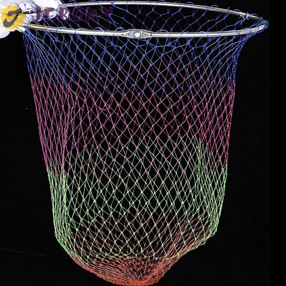 JEROMY Rhombus ตาข่ายพับอุปกรณ์เสริมความลึกปลาคาร์พสุทธิ 3 ขนาด 40/50/60 ซม.Dip Net