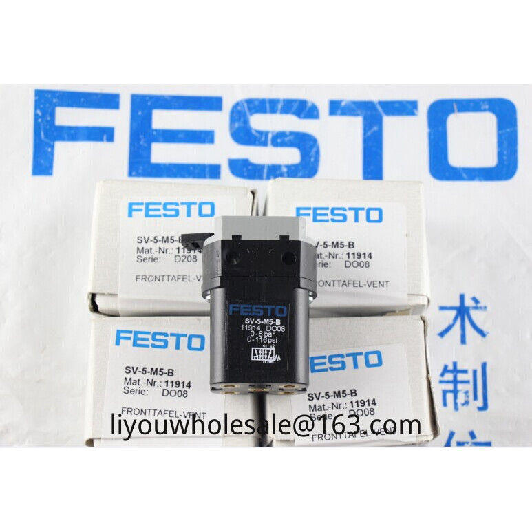 FESTO FESTO วาล์วพื้นฐาน SV-3-5-M5-B 6817 11914 สต็อกพร้อมใหม่เอี่ยม