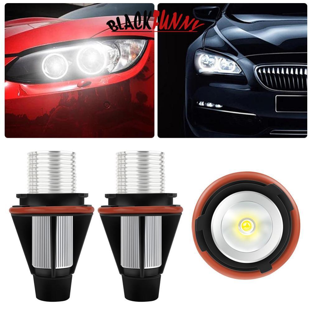 BLACKFUNNY 2 ชิ้น 5 วัตต์ Angel Eyes Marker หลอดไฟรถด้านข้าง Bright ไฟหน้าสําหรับ BMW E39 E60 E63 E6