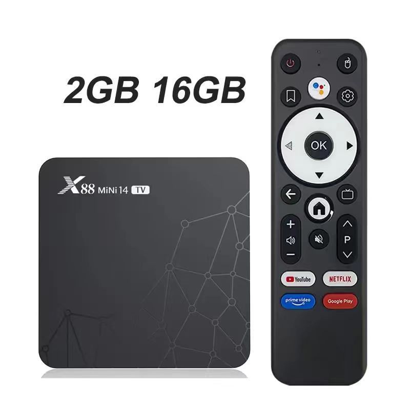 X88 MINI 14 TV Set Top Box rk3518 Android 14.0 2G/16gb 4k HD Dual Band WIFI
