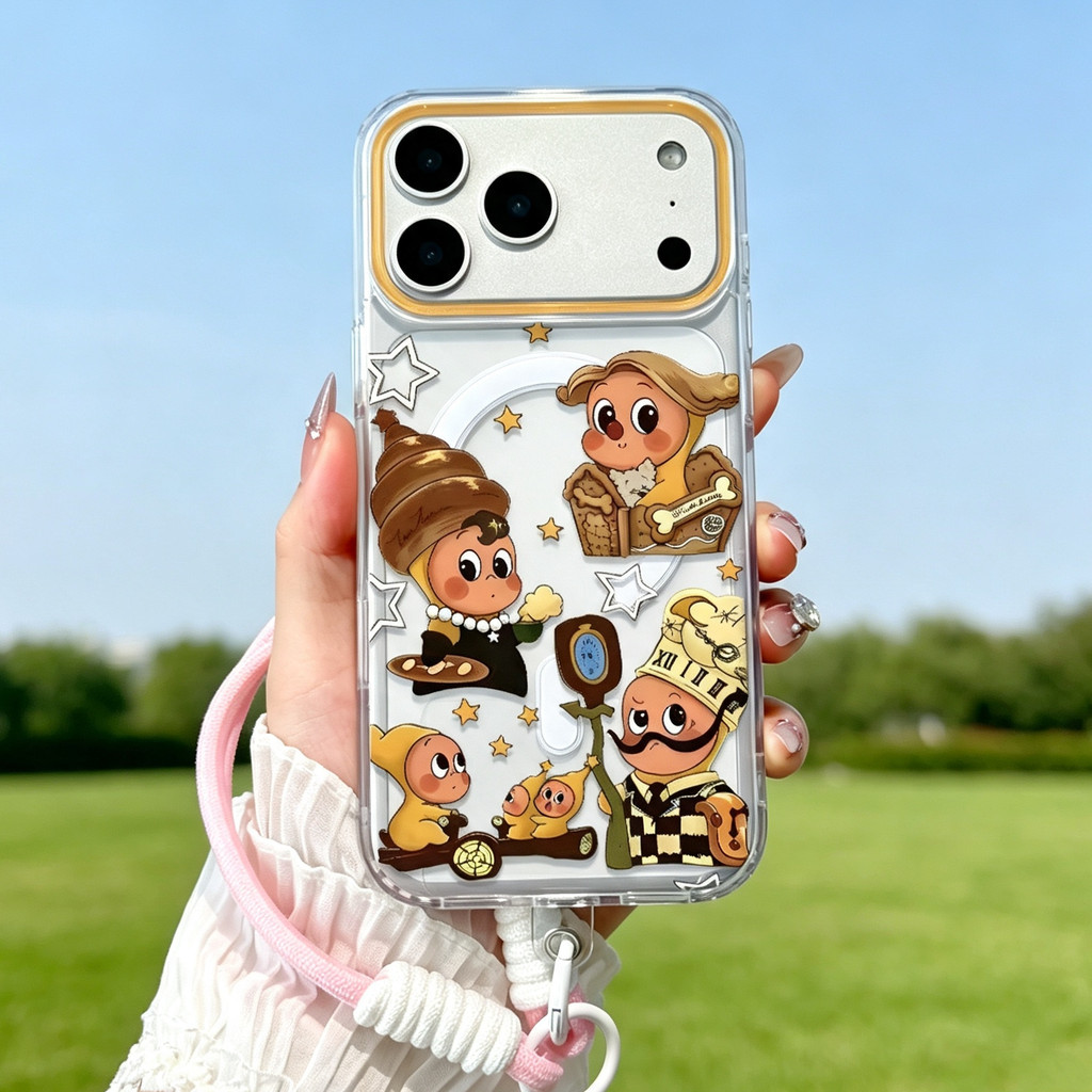 เข้ากันได้ เคสไอโฟน 18/17PROMX 17AIR iPhone 16PRO 15/14PLUS Apple 13PROMAX 12 11 XR X/XS 7P-CLYCK63