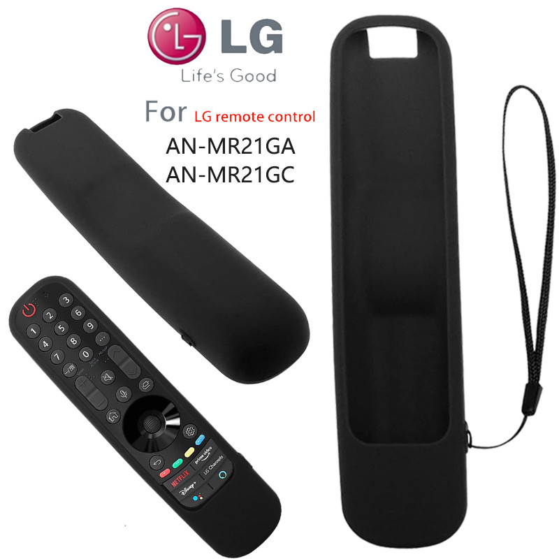 เคสรีโมทซิลิโคนกันลื่นกันกระแทกสําหรับ LG Magic Remote AN‐MR21GA AN‐MR21GC MR22GA MR22GN, แขนป้องกัน
