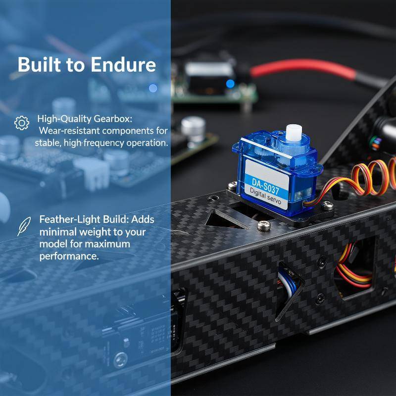 Piqging Mini GH-S37D/S37A 3.7g S43A 4.3g Digital Servo สําหรับ RC เครื่องบิน Heli VN