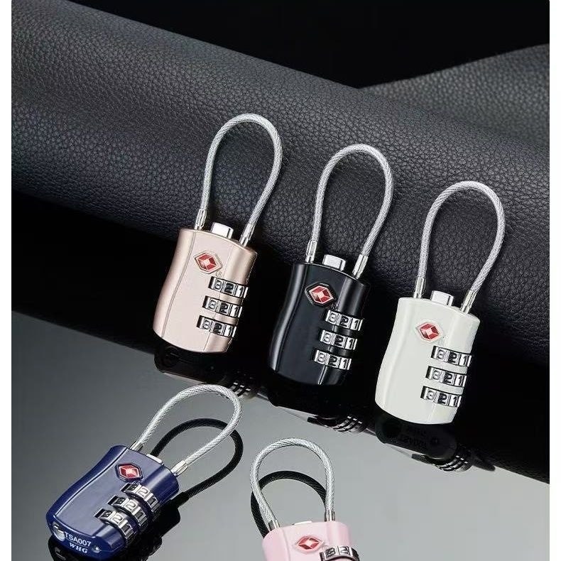 Tsa Customs ล็อค tsa Combination ล็อครถเข็นกระเป๋าเดินทาง Anti-theft ล็อค Checked Customs Keyboard O
