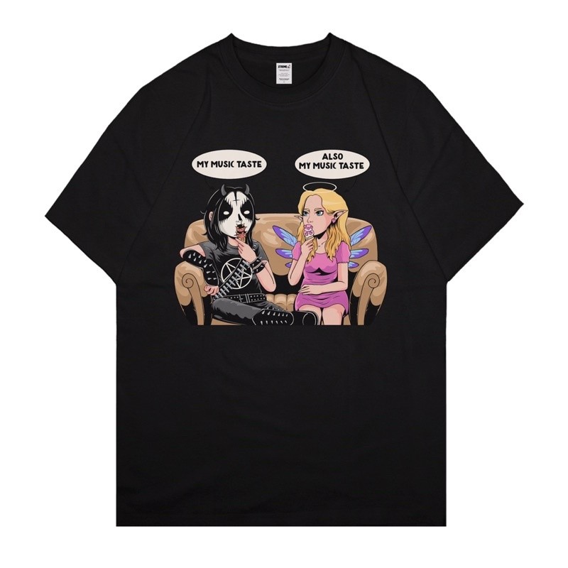 เสื้อยืด KATUN "My Music Taste" Cotton 24s S-XXL เสื้อยืดผู้ชาย