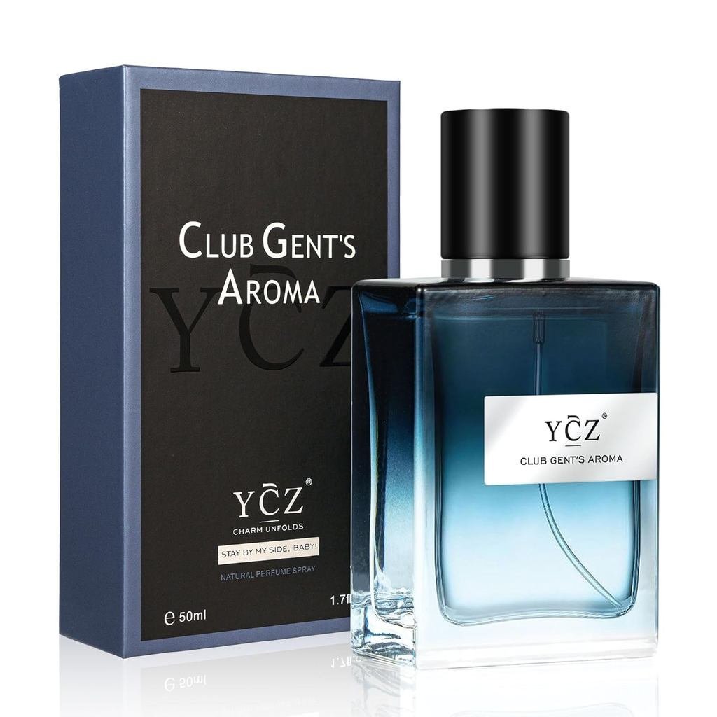 Ycz Club Perfume for Men, 1.7oz Cologne For Men, Nightclub Essential Fragrance, Long Lasting Cologne