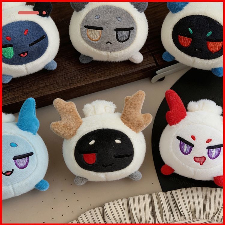 Arknights Bubble Dragon Ling Nian Shu Wang Dusk Yu Chongyue Plushie พวงกุญแจกระเป๋าน่ารัก Charm