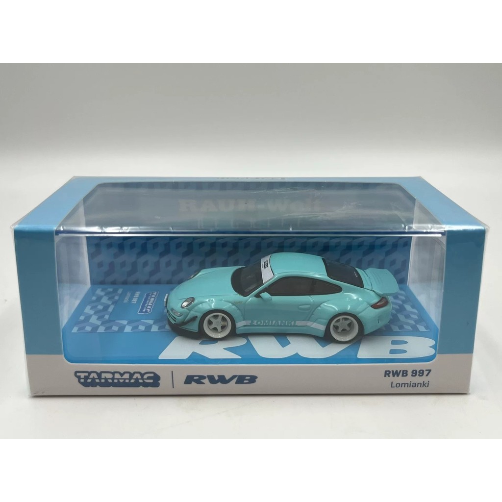 Tarmacworks Porsche RWB 997 Tiffany Blue 1/64 ใหม่เอี่ยมยังไม่ได้เปิด