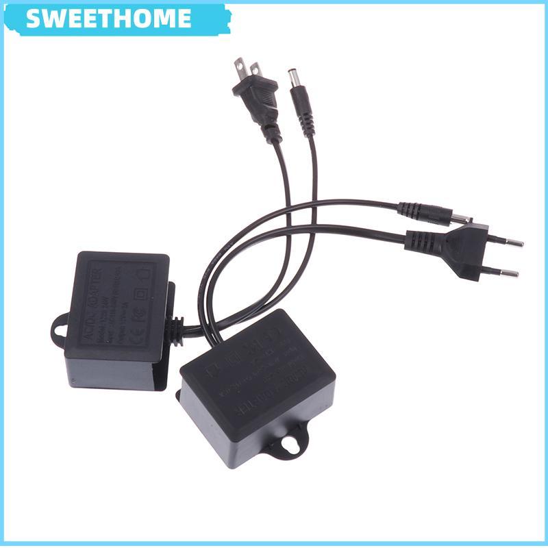 SWEETHOME 12V2A กันน้ํา IP66 สําหรับกล้อง AC กลางแจ้ง 100 V-240 V อะแดปเตอร์แปลง DC 2000mA LED EU US ปลั๊ก