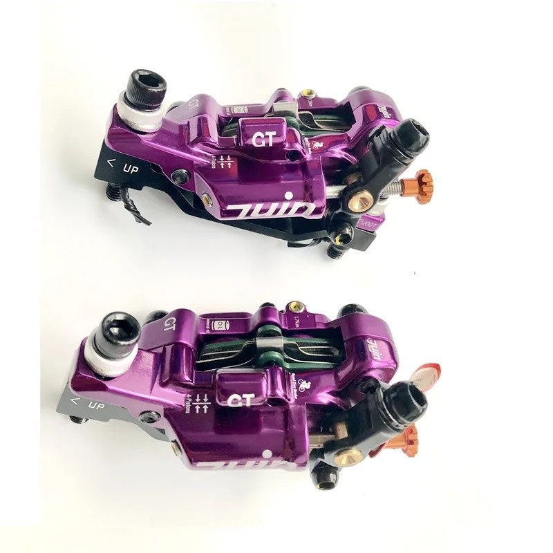 IGPZ Juin Tech GT-P GTP4 4 ลูกสูบสายดึงไฮดรอลิกเบรค Caliper แผนที่ CX กรวด 160 มม. Cyclocross จักรยา